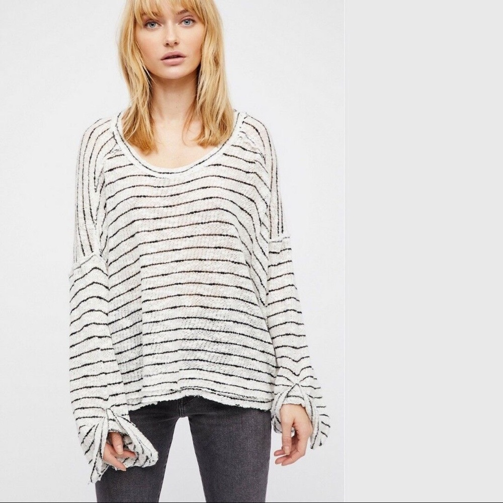 Striped free people sweater